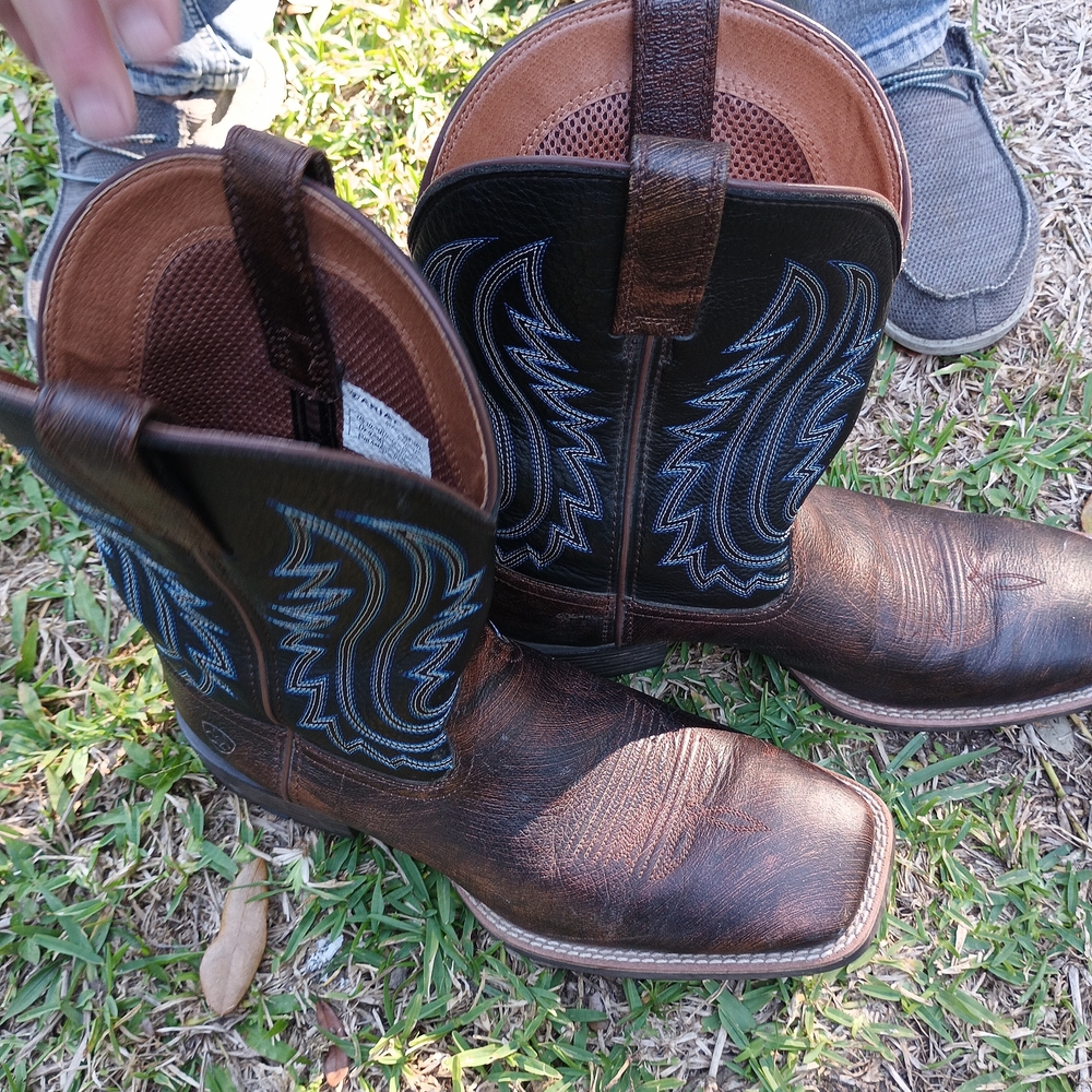 Ariat Brown and Black Men's Boots